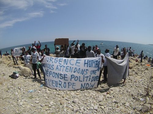 Mobilisation et collecte en soutien aux migrants bloqués à Vintimille