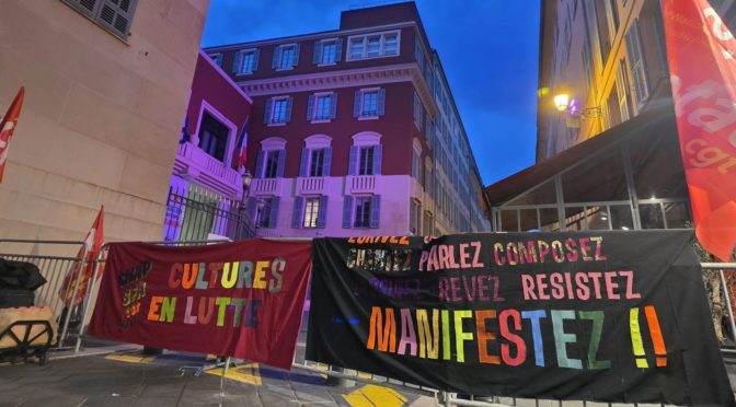 Rassemblement aujourd&rsquo;hui 23 mars à Nice